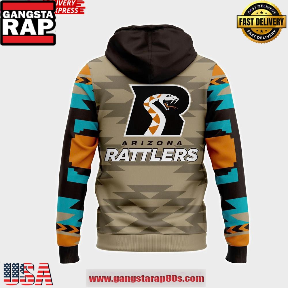Arizona Rattlers x Native American Heritage Night 2025 Personalized Football Jersey LN - Image 6