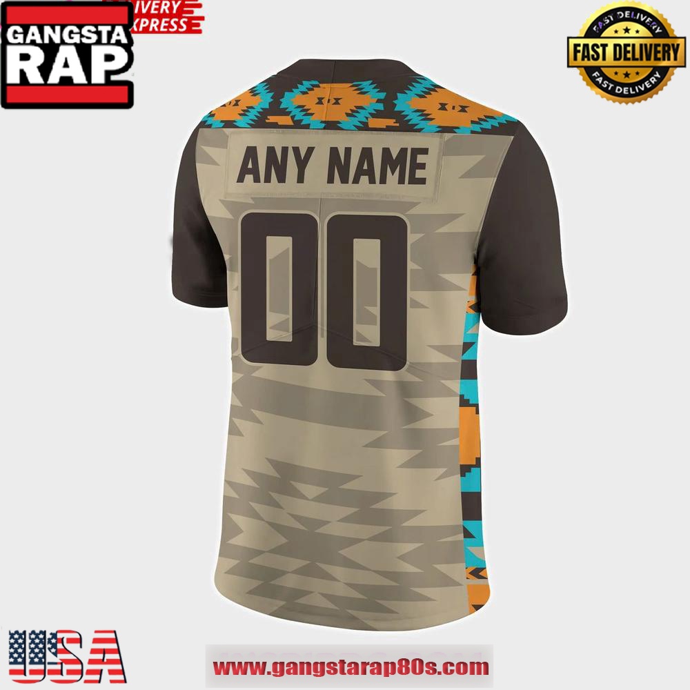 Arizona Rattlers x Native American Heritage Night 2025 Personalized Football Jersey LN - Image 3