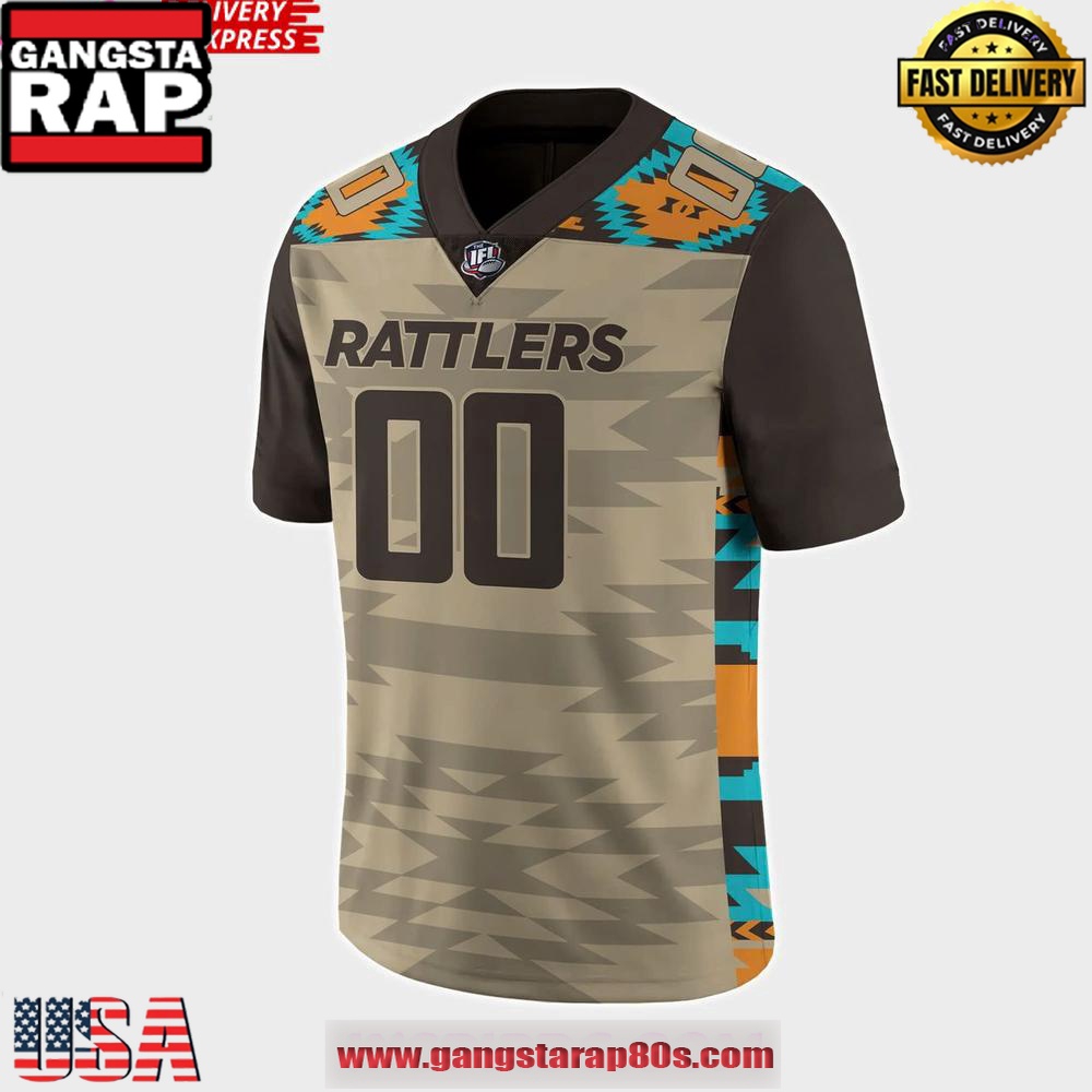 Arizona Rattlers x Native American Heritage Night 2025 Personalized Football Jersey LN - Image 2