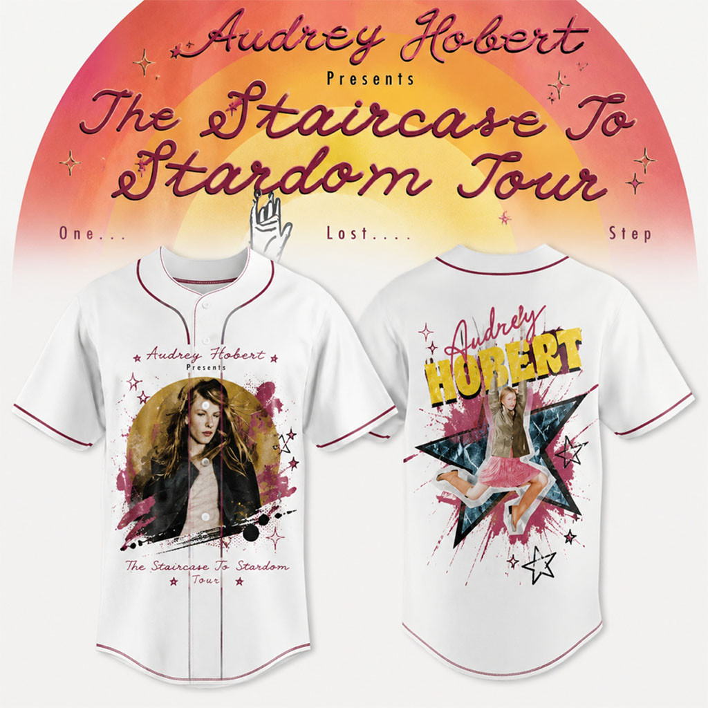 Audrey Hobert The Staircase To Stardom Tour Baseball Jersey HG Audrey Hobert Merch BFF Gifts