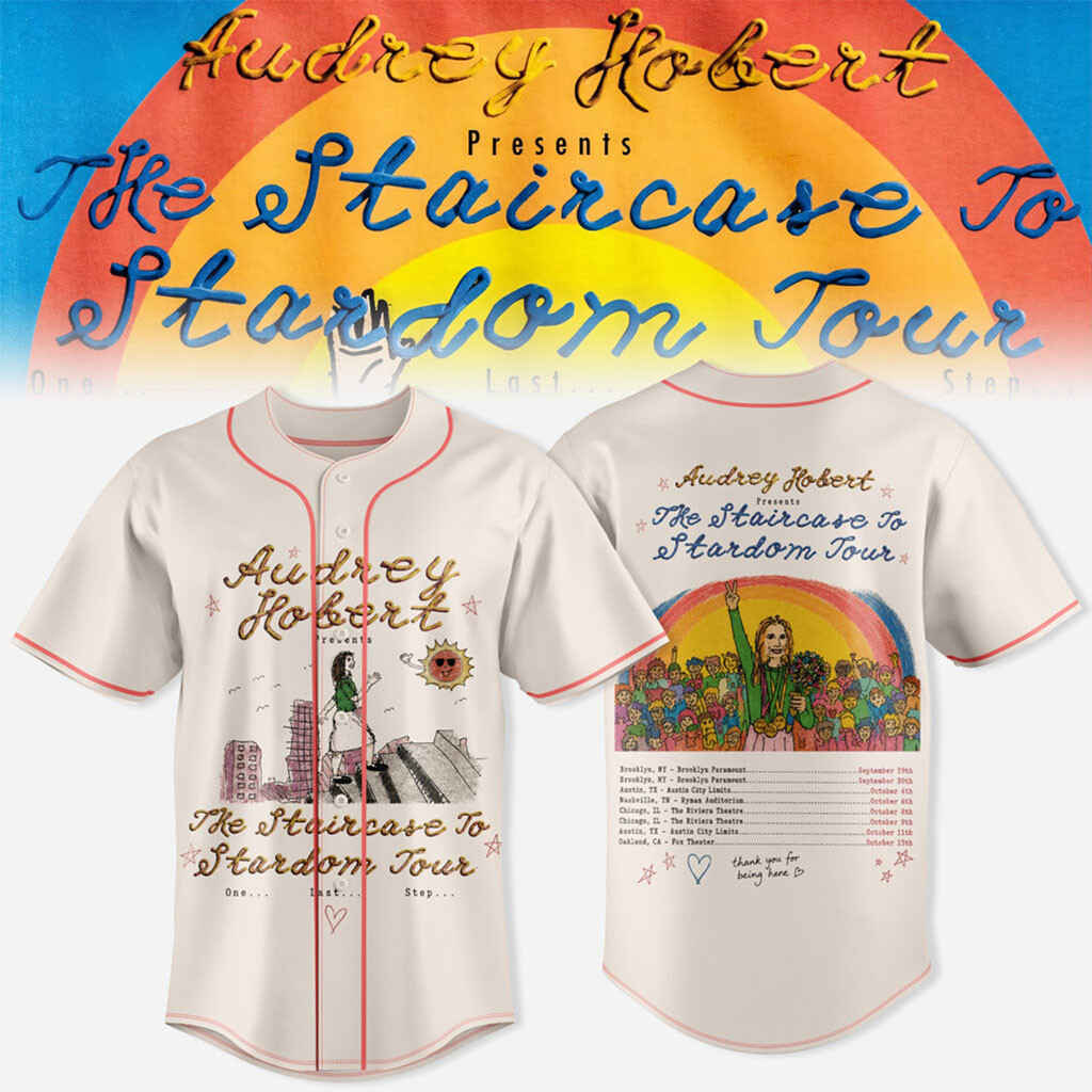 Audrey Hobert The Staircase To Stardom Tour Baseball Jersey HG Audrey Hobert Merch Sister Gifts