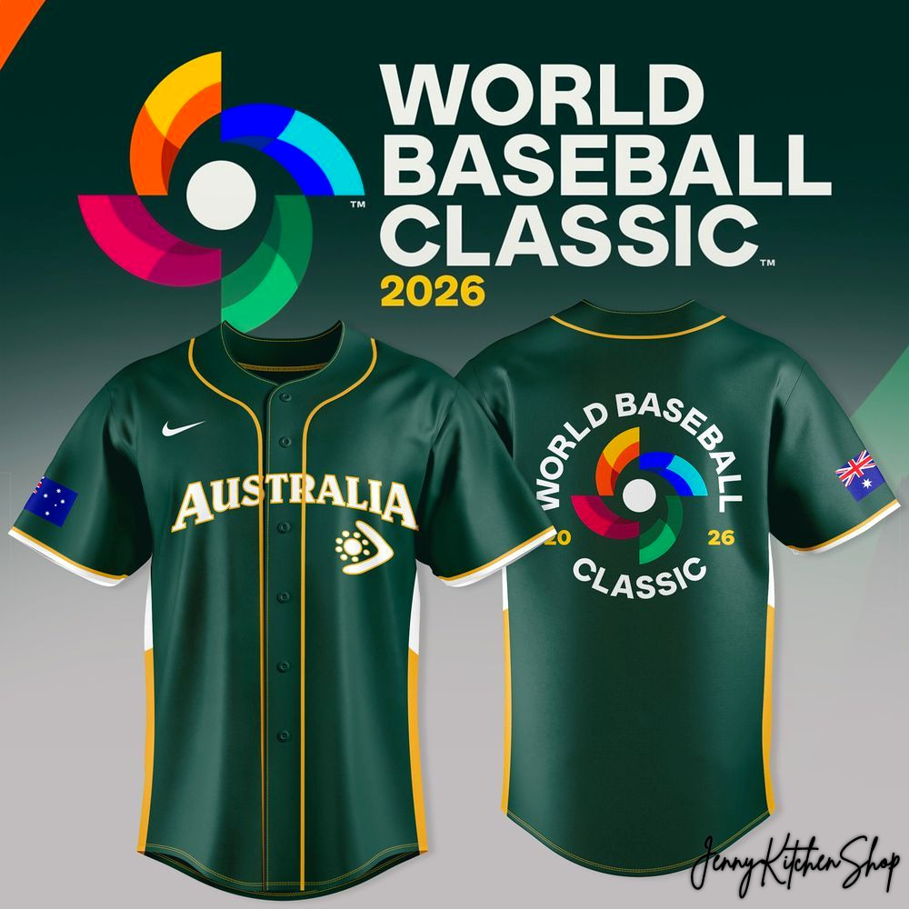 Australia World Baseball Classic 2026 HFN Baseball Jersey
