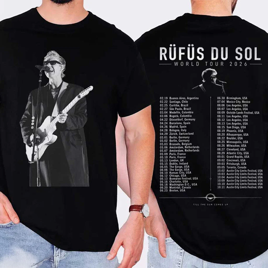 Rufus Du Sol North America Tour Music Lover Gifts - T-Shirt HG