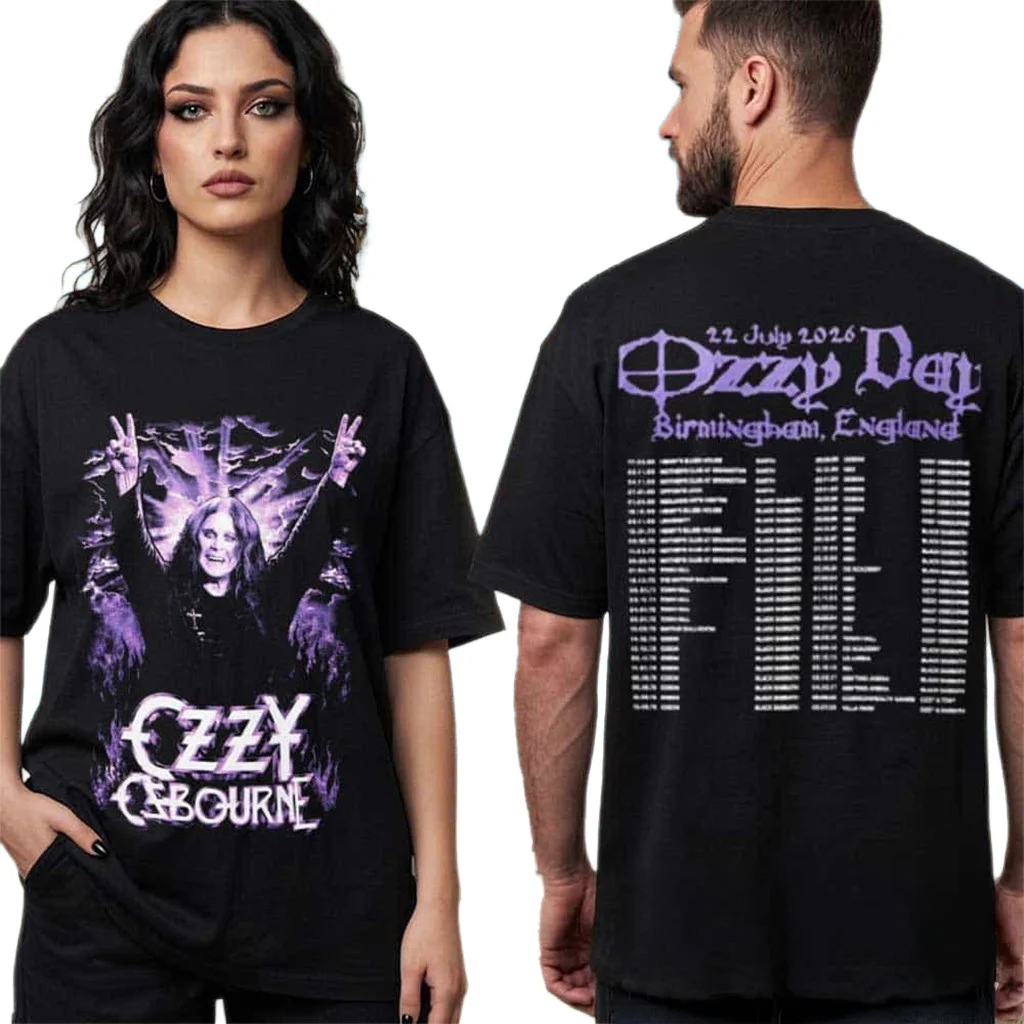 Ozzy Osbourne Celebrates Ozzy Day Birmingham 2026 T-Shirt Ozzy Osbourne Merch Gift For Rockers - T-Shirt / HG