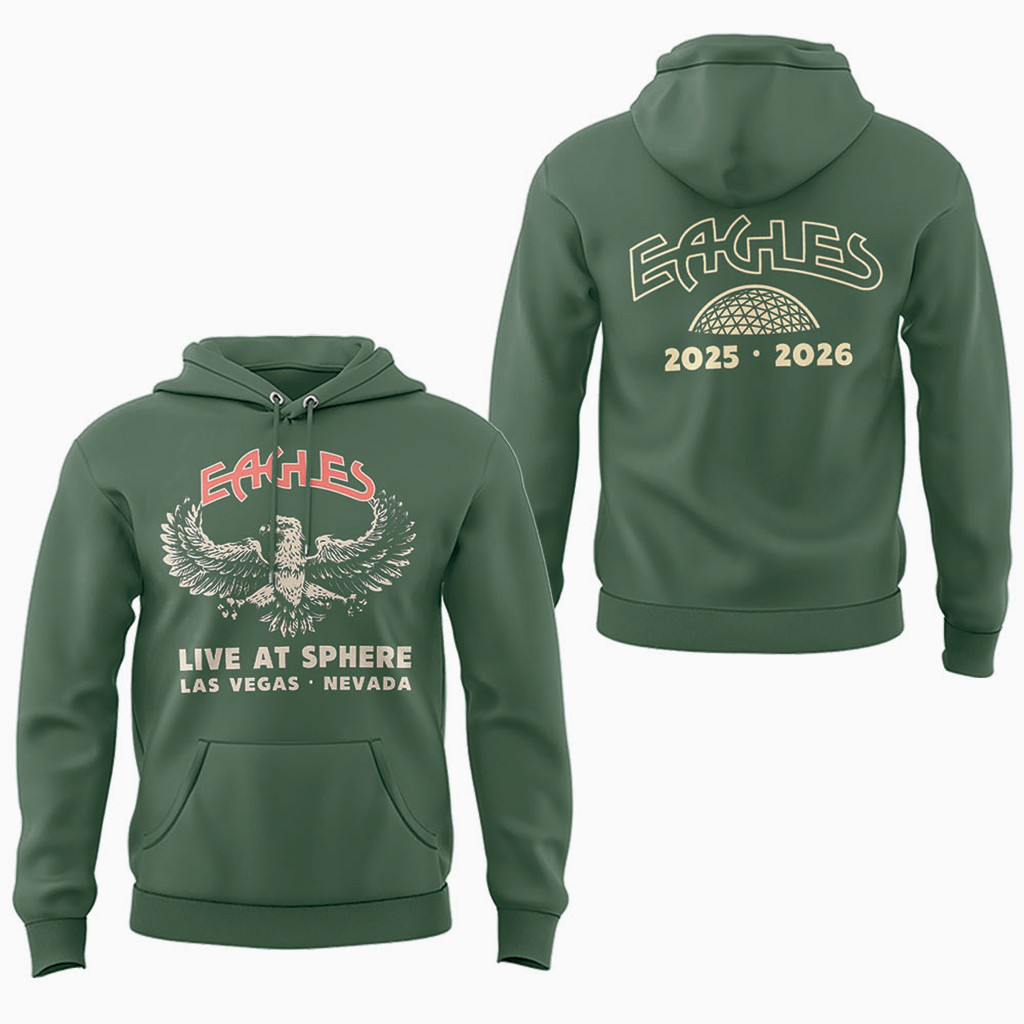 2-sided Eagles Live At Sphere Las Vegas 2026 Shirt Eagles Band Merch Music Lover Gifts For Him HG
