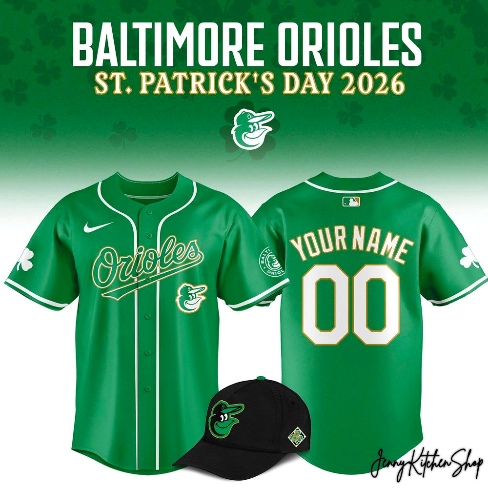 Baltimore Orioles 2026 St. Patrick’s Day Green HFN Baseball Jersey
