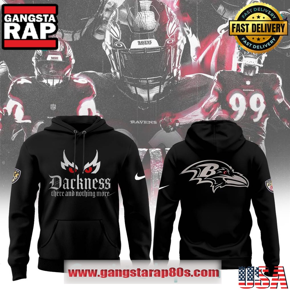 Baltimore Ravens Darkness Edition Special All Over Print T-Shirt Hoodie Or Zip-up Hoodie LN Shirt