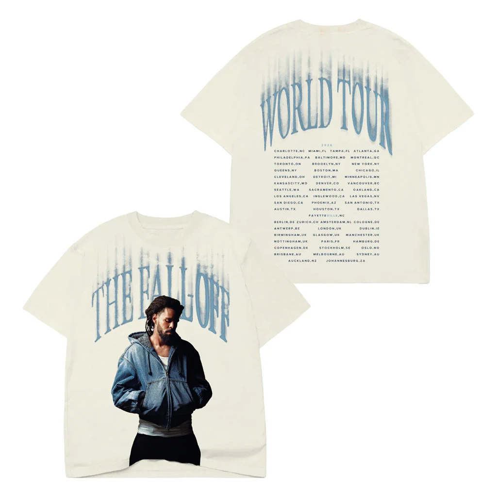The Fall Off Tour Merch J Cole Shirt 2026 Face T-Shirt J Cole Concert Merch Gift For Fans - T-Shirt / HG