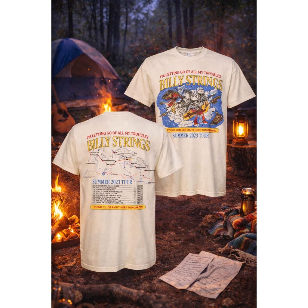 Billy Strings Merch Rafting Summer Tour Poster Shirt P3N