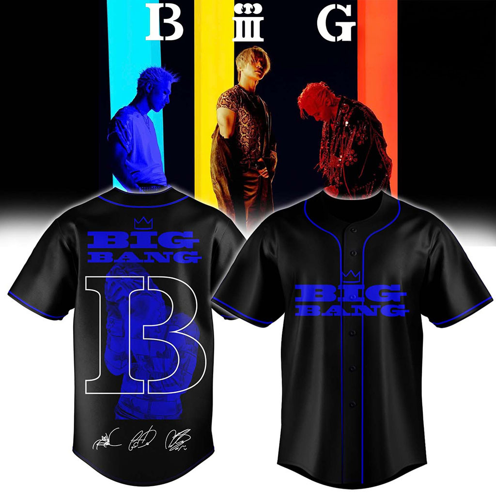 BIGBANG Merch 2026 BIGBANG World Tour XX Cosmos Signature Baseball Jersey HG Present For Kpop Fans – Joyoce