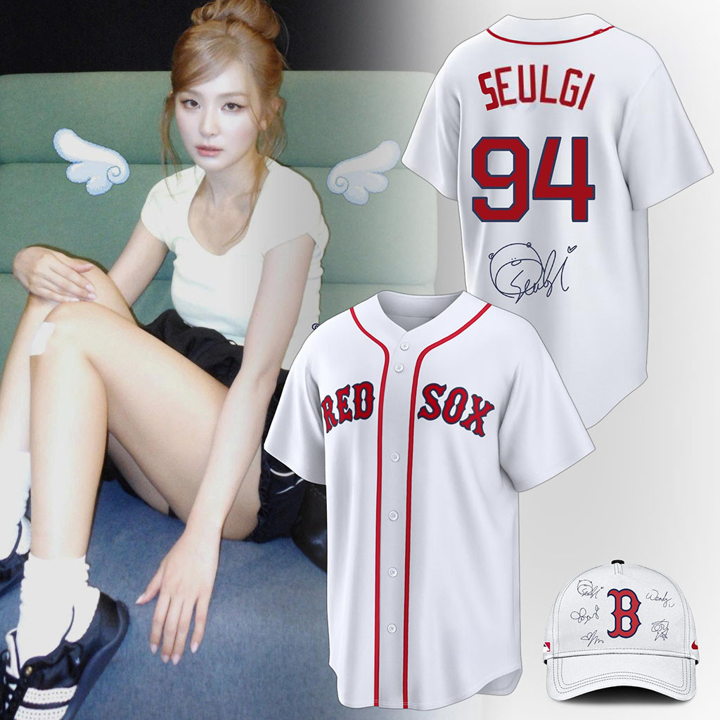 Blackpink 10th Anniversary Comeback Red Velvet Seulgi Baseball Jersey HG Red Sox Merch Fan Gifts – Joyoce