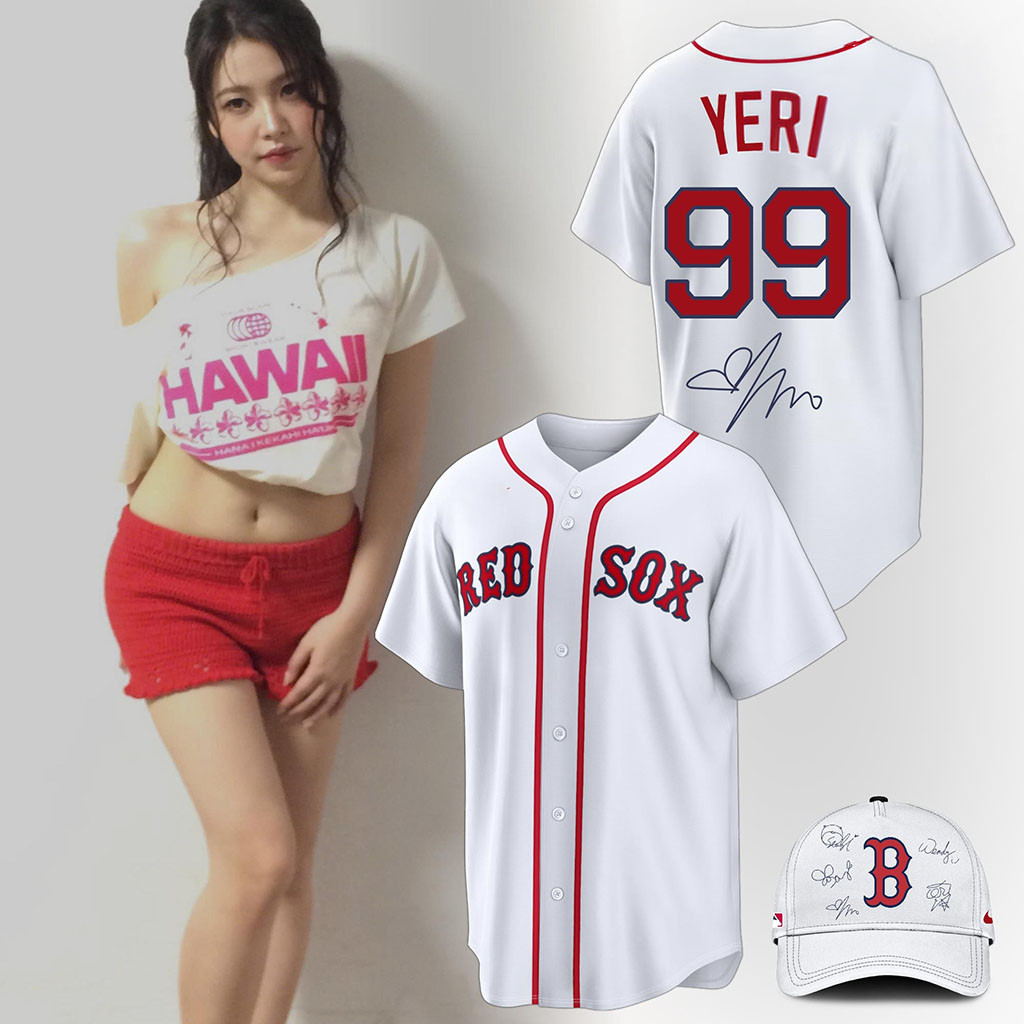 Blackpink 10th Anniversary Comeback Red Velvet Yeri Baseball Jersey HG Red Sox Merch Gift For Fan – Joyoce
