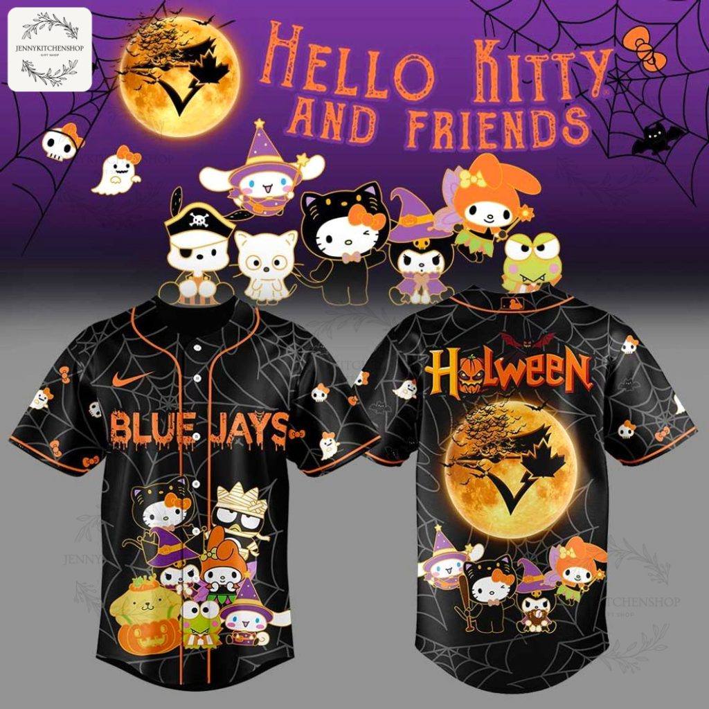 Blue Jays x Hello Kitty and Friends Halloween HFN Baseball Jersey