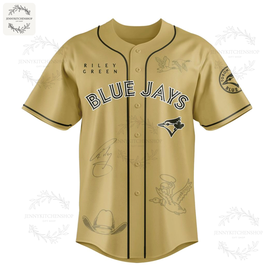 Blue Jays x Riley Green Damn Country Music Tour HFN Baseball Jersey - Image 2