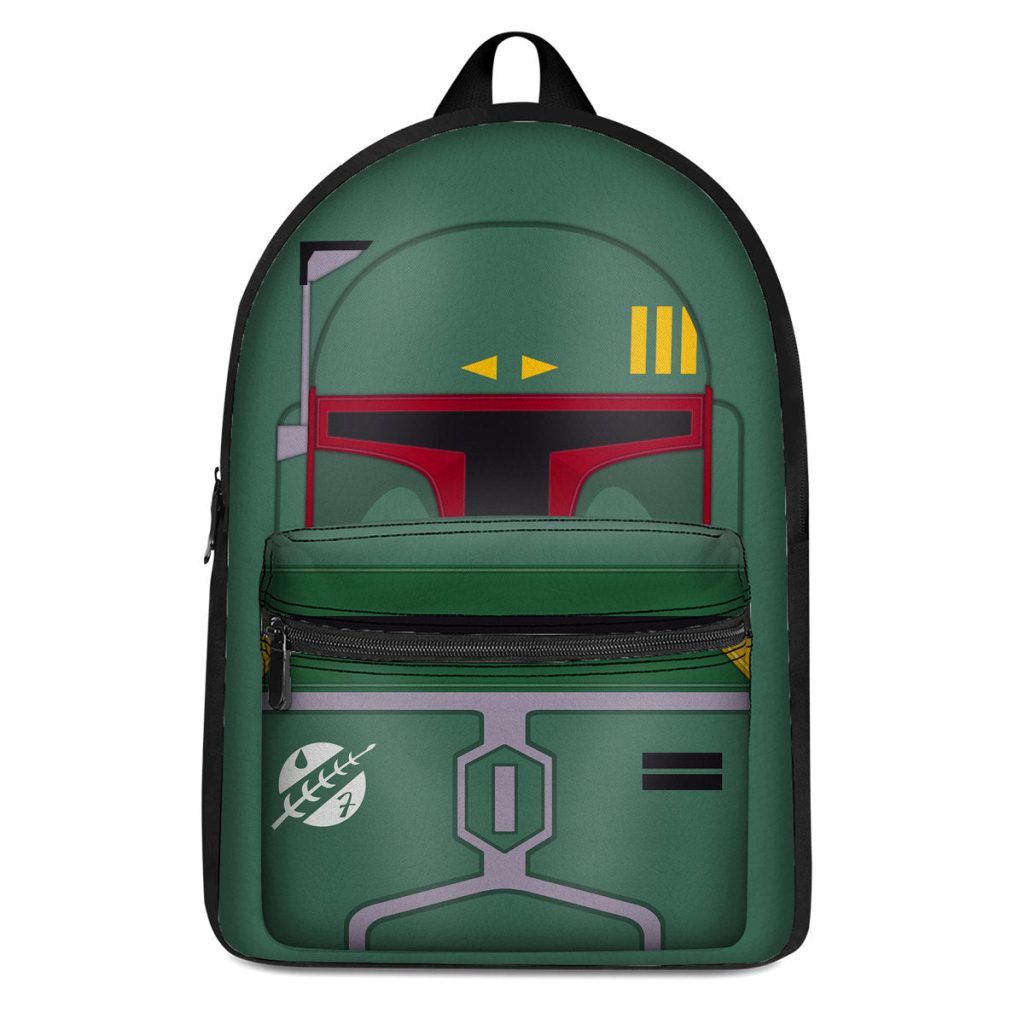 Boba Fett Bounty Hunter Custom Backpack LN Back to School Traveller Lovers Outside Vlog Backpack Gift