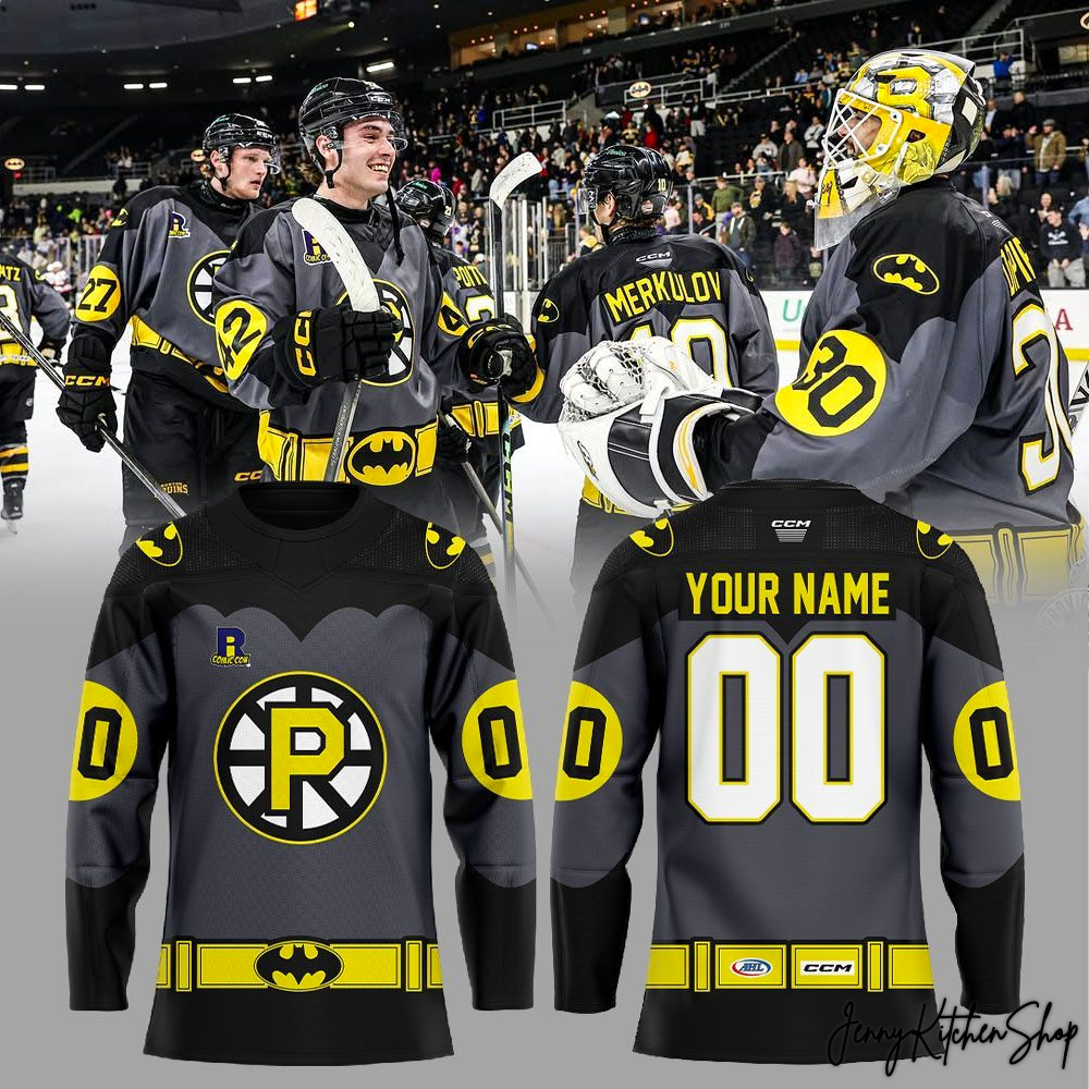 Boston Bruins Batman Weekend Dark Knight 2026 Limited HFN Baseball Jersey