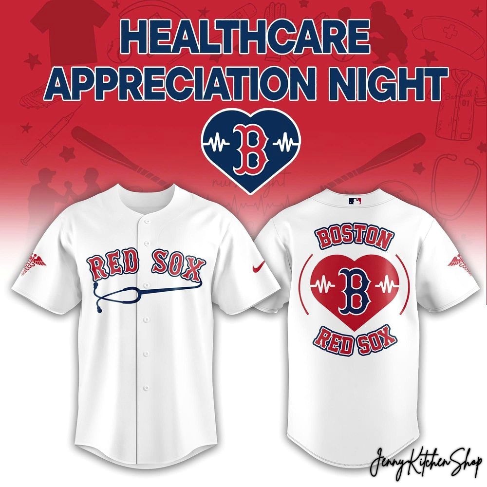 Boston Red Sox 2026 Healthcare Appreciation Night HFN Baseball Jersey - Image 2