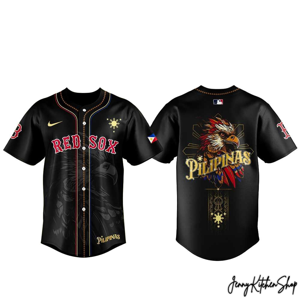 Boston Red Sox Filipino Heritage Night 2026 Limited HFN Baseball Jersey - Image 2