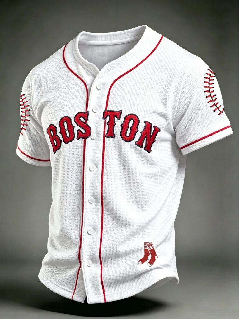 Boston Red Sox Merch Boston Baseball Jersey HG Presents For Baseball Fans