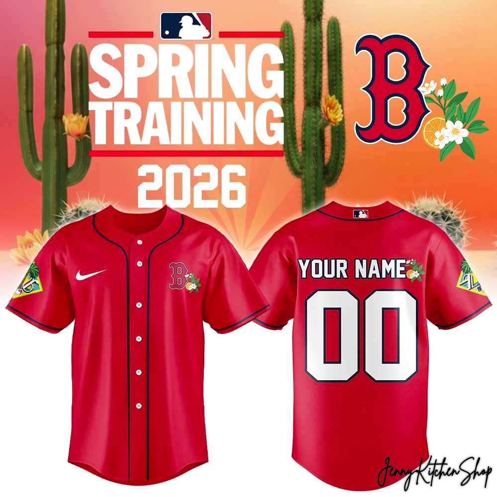 Boston Red Sox Spring Training 2026 HFN Baseball Jersey - Image 2