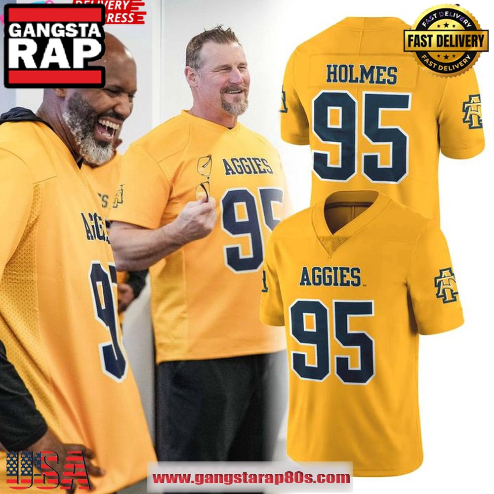 Brad Holmes x North Carolina A&T 2025 Special Edition Football Jersey LN
