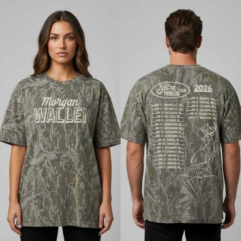 Morgan Wallen Still The Problem Tour 2026 At US Bank Stadium Minneapolis On Apirl 10 2026 Merchandise Realtree Camo Tour Dates Unisex T-Shirt HG