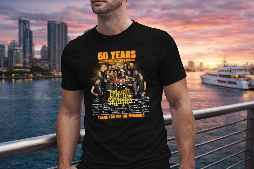 60 Years 1964 2024 Lynyrd Skynyrd Thank You For Me The Memories Signatures shirt P3N