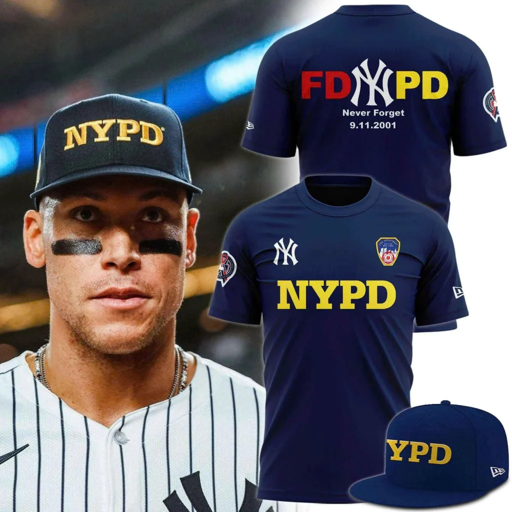 New York Yankees NYPD T-Shirt New York Baseball Clothes Gift For Baseball Lovers - T-Shir HG