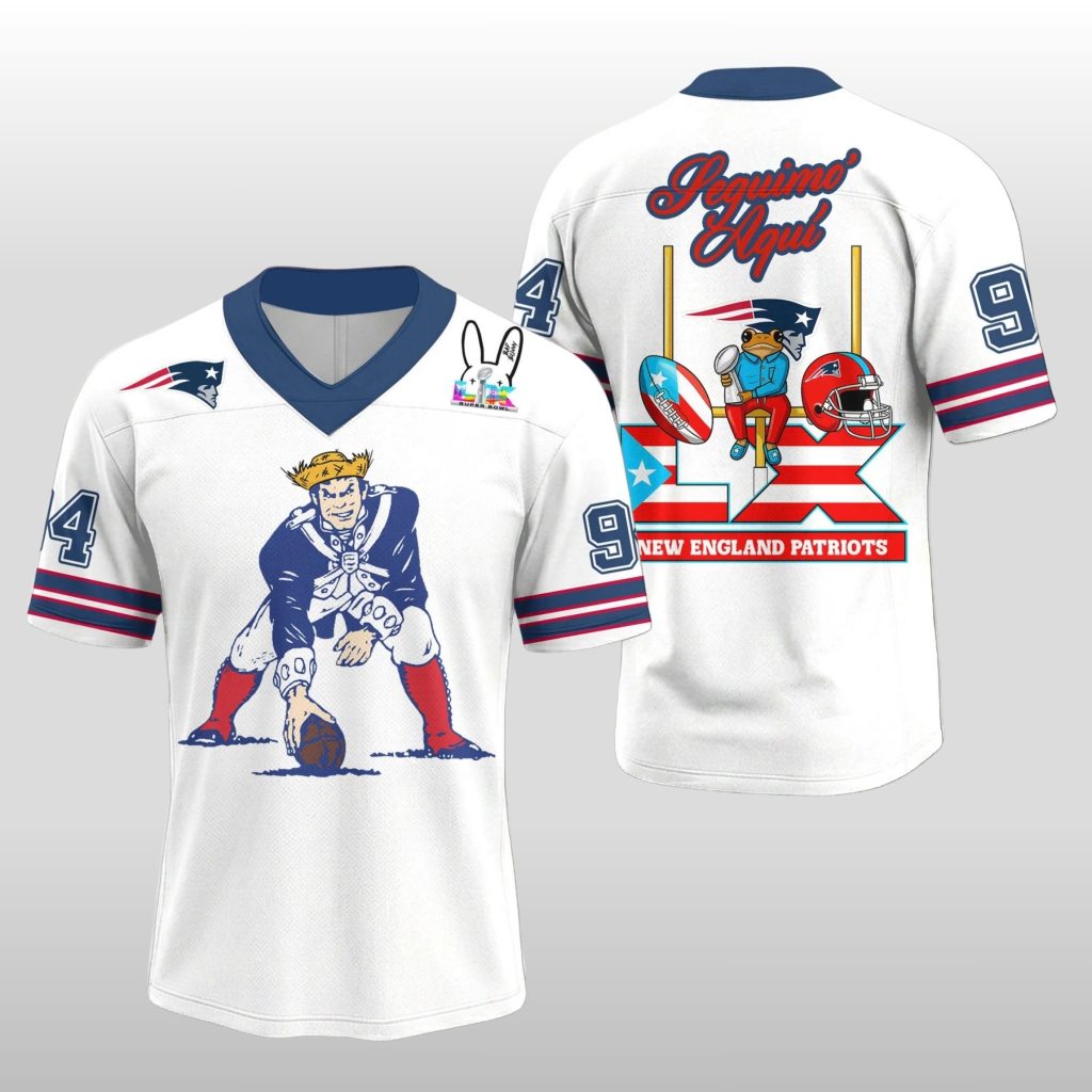 2026 New England Patriots Benito Bowl Football Jersey HFN