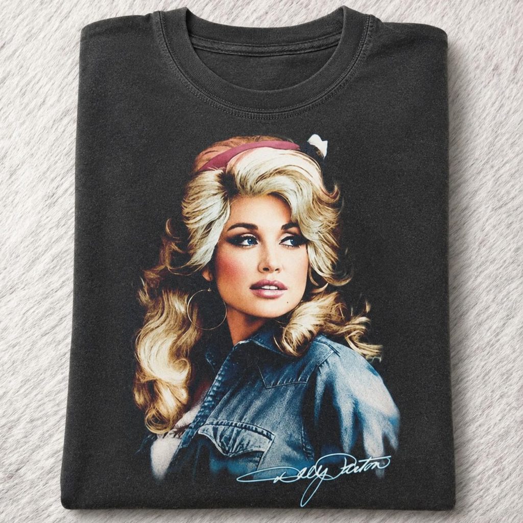 Vintage Dolly Parton Graphic T-Shirt, Retro 80s Country Music Tee, Dolly Parton Fan Shirt, Music Lover Gift HG