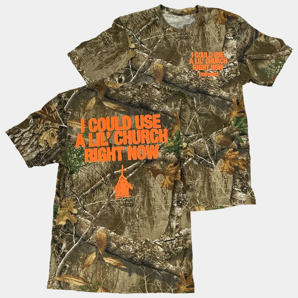 TobyMac Merch A Lil Church Camo T-Shirt Gifts For Hip Hop Fans - T-Shirt HG