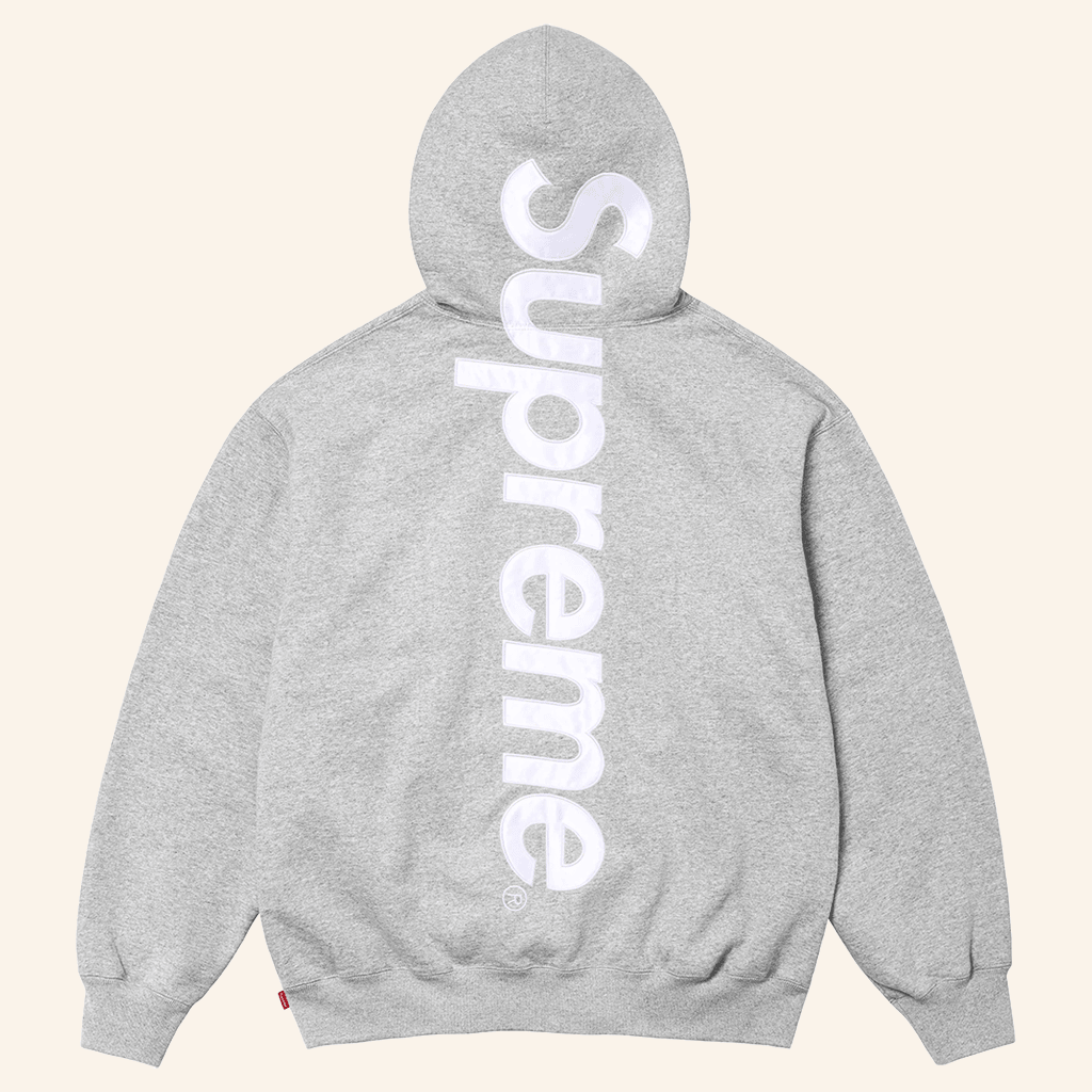 Applique Hoodie Grey Birthday Presents For Friends HG