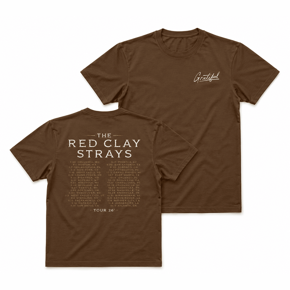 Red Clay Strays Merch Red Clay Strays Tour Grateful Tour T-Shirt Best Country Fan Gear Ideas - T-Shirt / HG