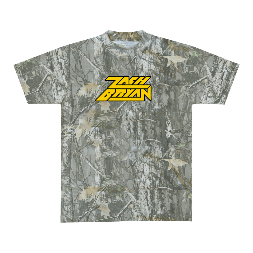Zach Bryan Heaven On TOP TOUR Merch Camo T-Shirtn Concert Tour Merchandise Camouflage Clothing - T-Shirt HG