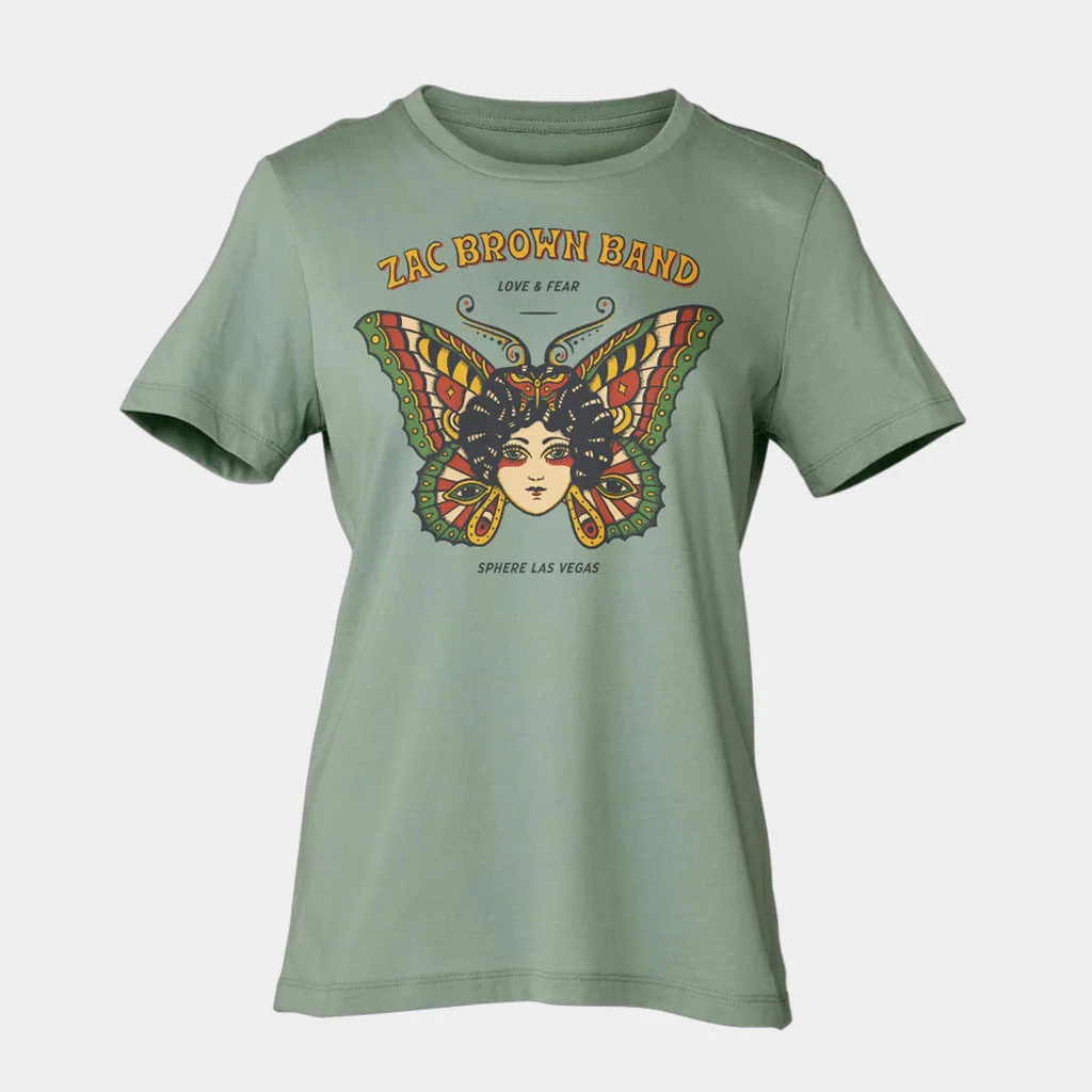 Zac Brown Band Merch 2026 Sage Sphere T-Shirt Country Music Lover Gift For Her - T-Shirt HG