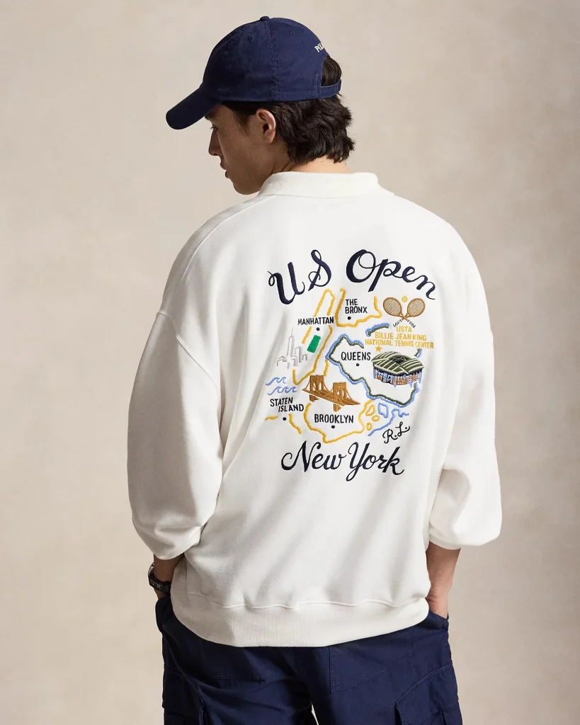 RL x US Open Tennis 2026 Merch Sweatshirt New York City Crewneck Gift For Husband - HNW - Sweatshirt HG