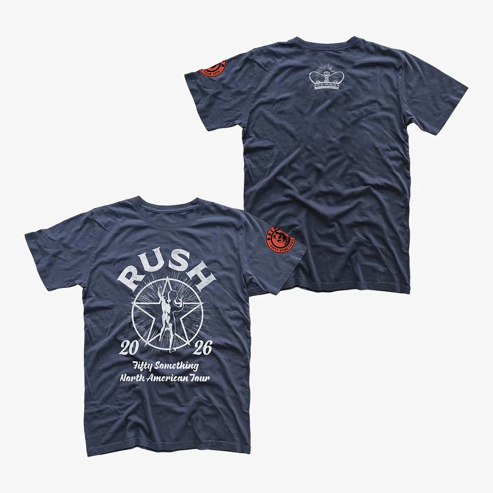 Rush Merch Fifty Starman Tour T-Shirt Fifty Something 2026 Tour Shirt Best Gift For Rush Fans - T-Shirt HG