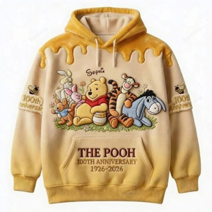 POOH 170926100M ALL OVER PRINT - Hoodie HG L