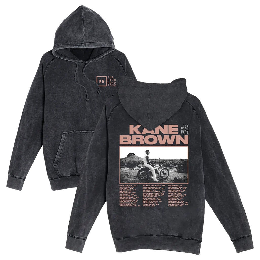 2-sided Kane Brown Merch Tour 2025 The High Road Tour Hoodie Gifts For Fans HFN