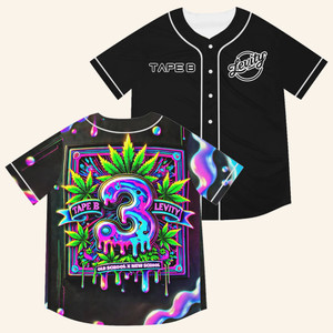 Tape B Merch Tape B x Levity EDM Jersey HG Old School x New School Jersey HG Gifts For DJ Fans - Jersey HG Shirt / Black / L