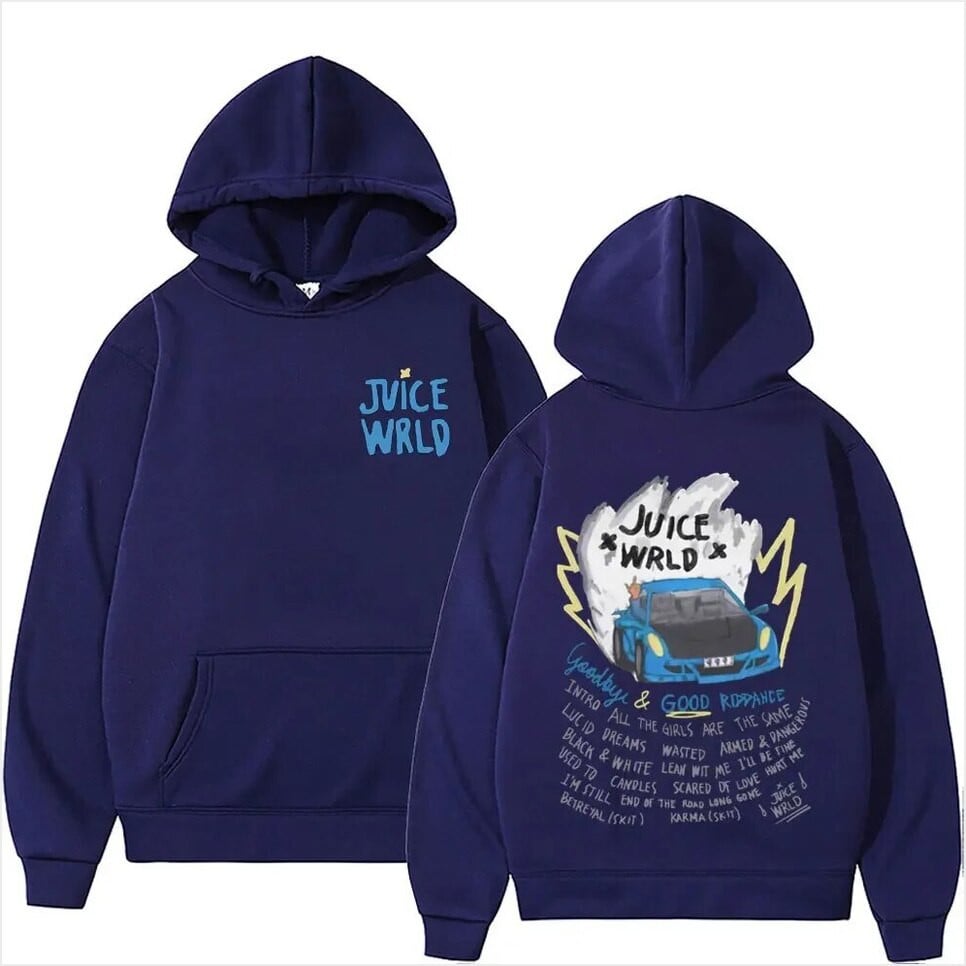 2-sided Hoodie Hot Rapper Juice Wrld Gifts For Her Merch Clothing HFN