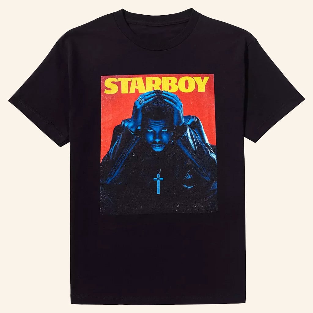 The Weeknd Merch Starboy Cover T-Shirt Music Lover Gift Ideas For Him HFN