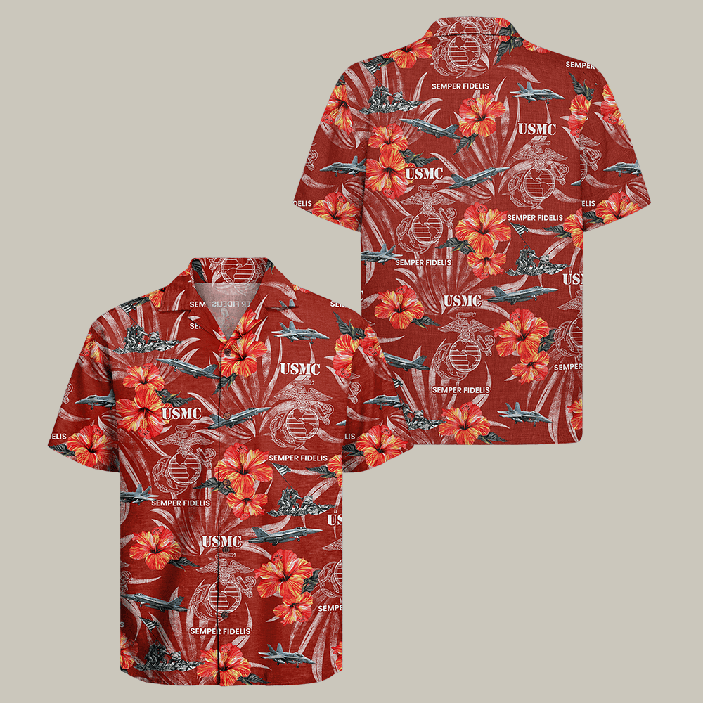 US Marines 250th Years Of Service Hawaiian Shirt NNA Marine Corps Clothes USMC Gift For Him