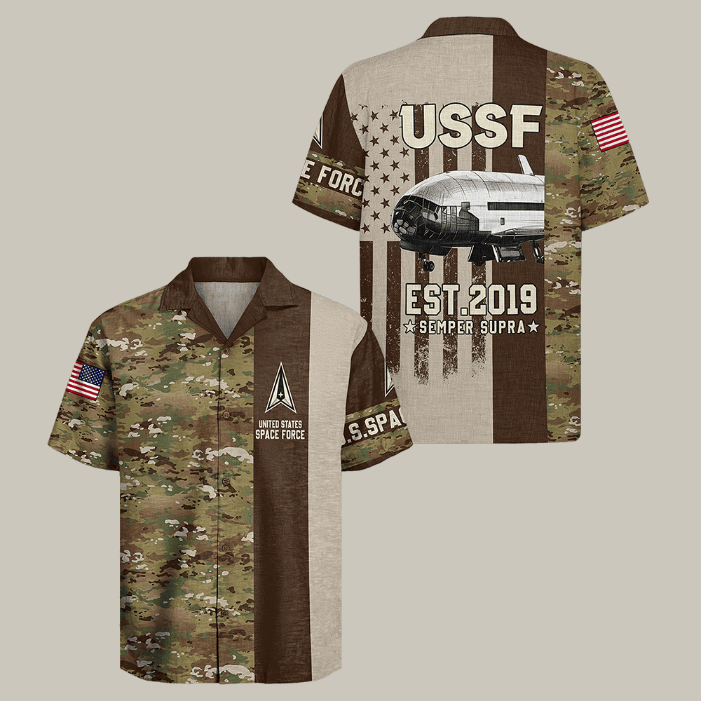 US Space Force Hawaiian Shirt NNA USSF 250Th Anniversary Clothes Gift For Americans