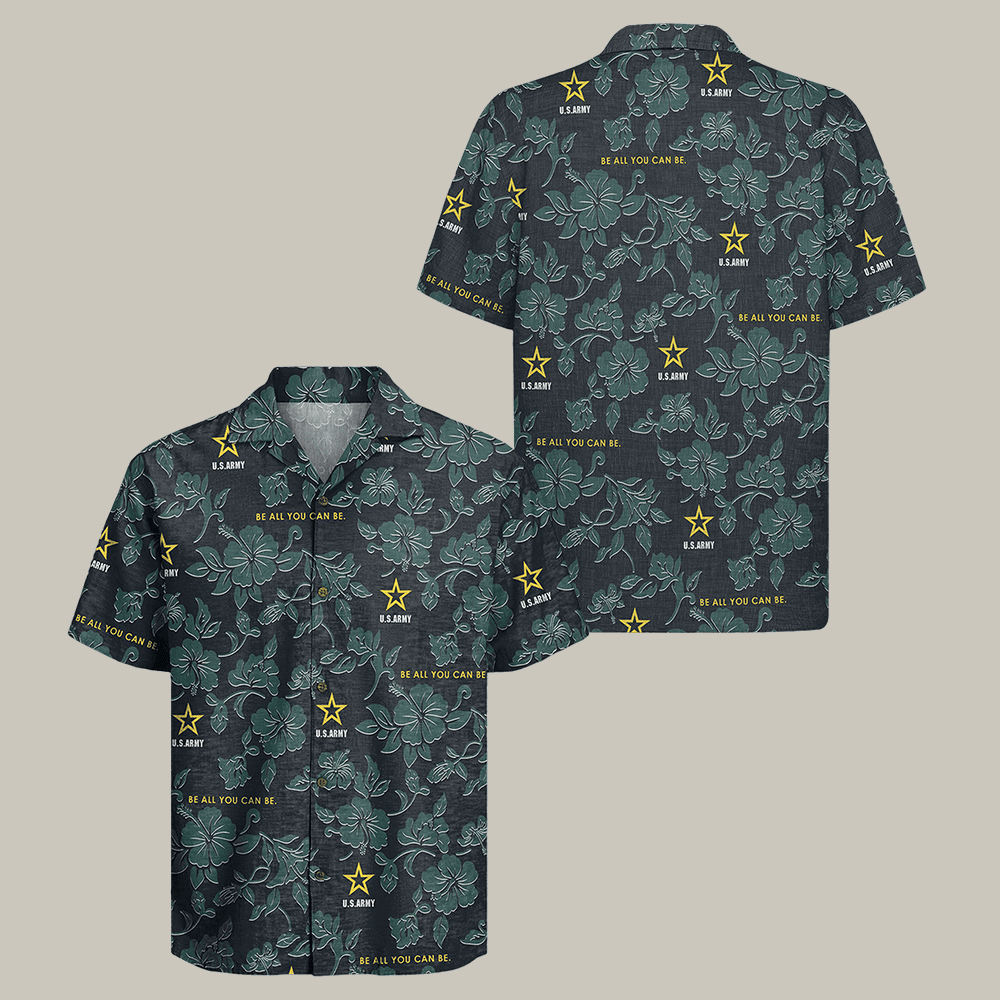US Army Veteran Hawaiian Shirt NNA Be All You Can Be Shirt Army Veteran Present