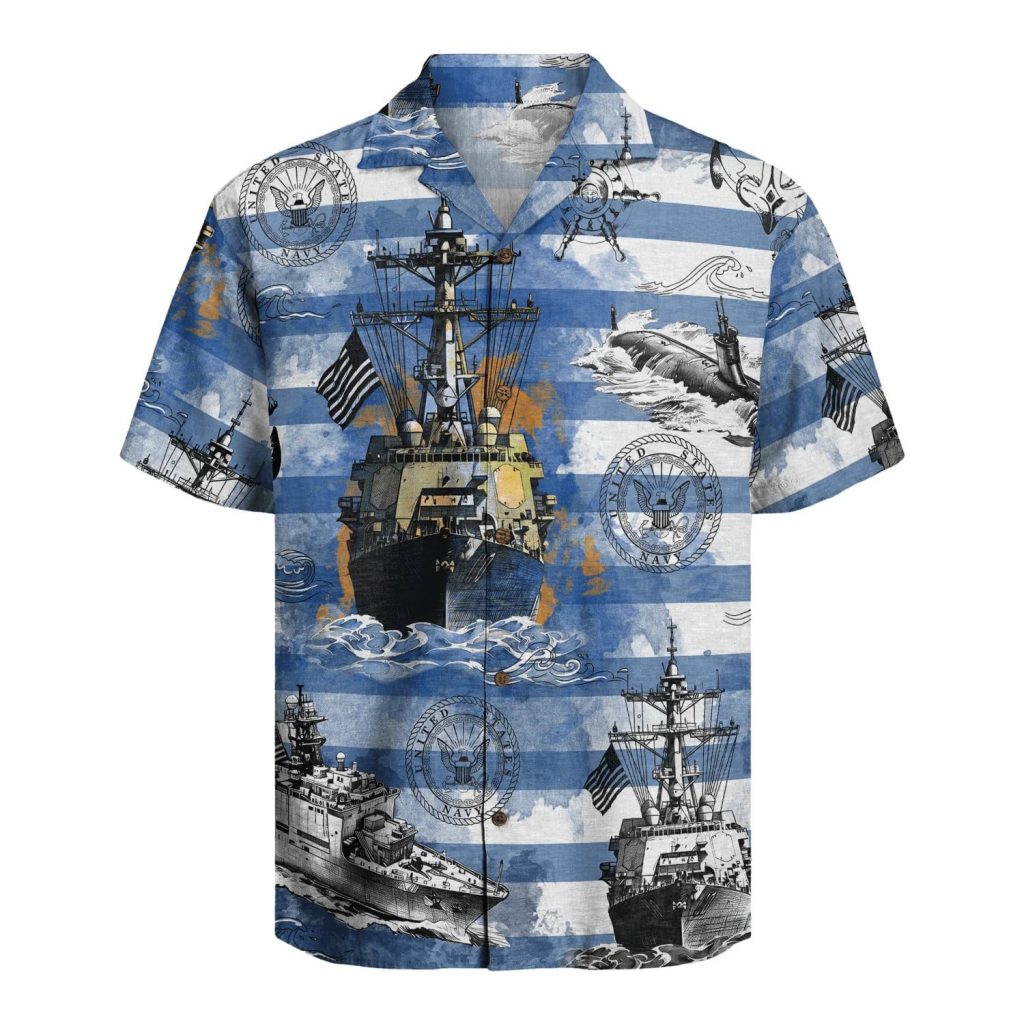 United States Navy Hawaiian Shirt NNA US Navy Clothing Gifts Ideas For Husband