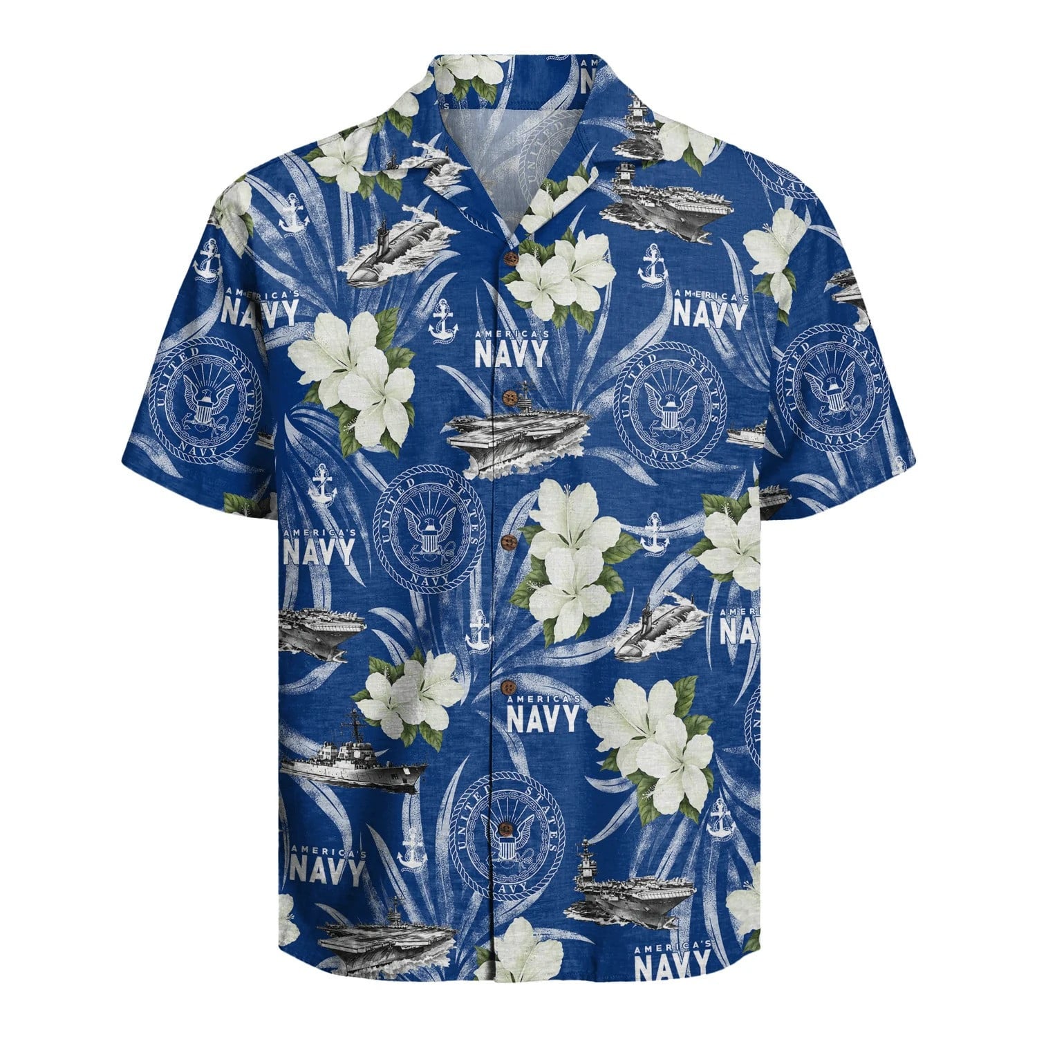 United States Navy Hawaiian Shirt NNA US Navy Clothing Gifts For Husband