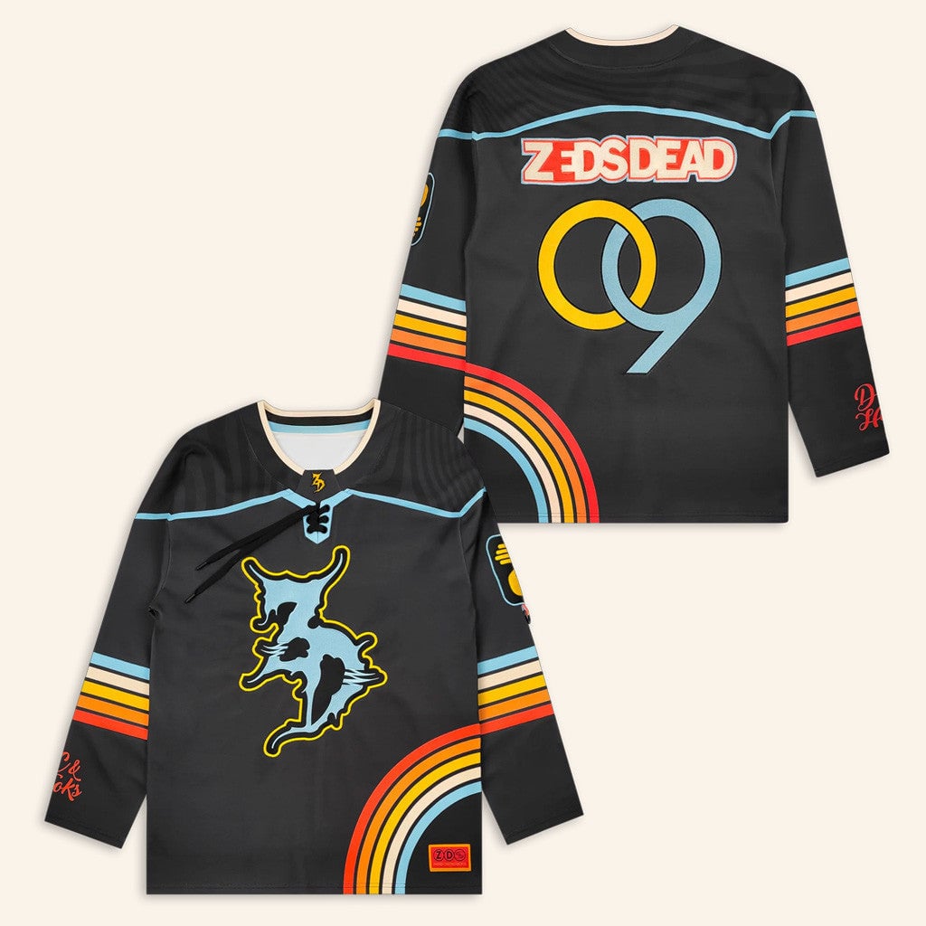 Zeds Dead Merch Retrontario Hockey Jersey HG Gift Ideas For Music Lovers