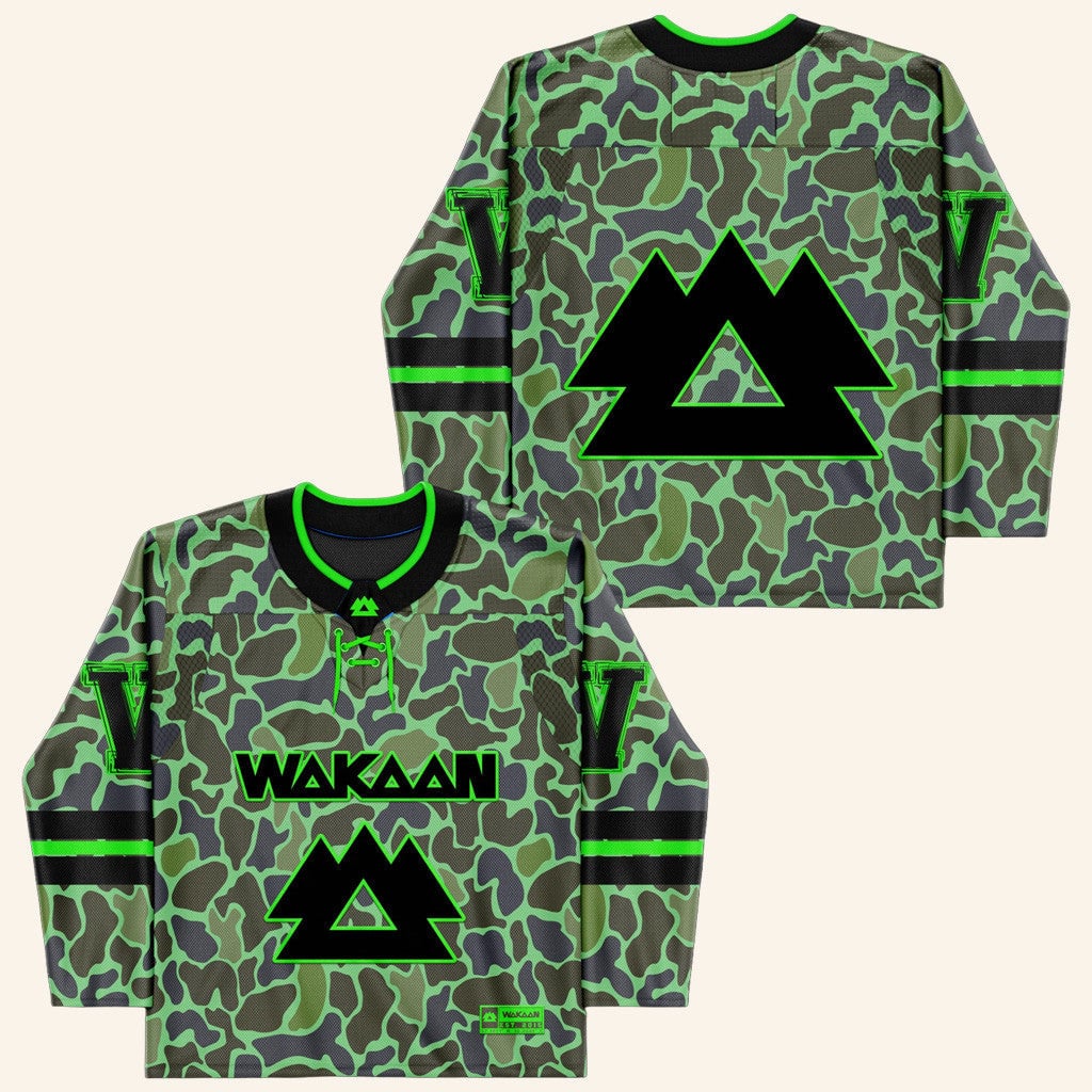 Wakaan Merch WAKAAN Duck Camo Greenery Hockey Jersey HG Christmas Ideas For Him Gifts For Friends
