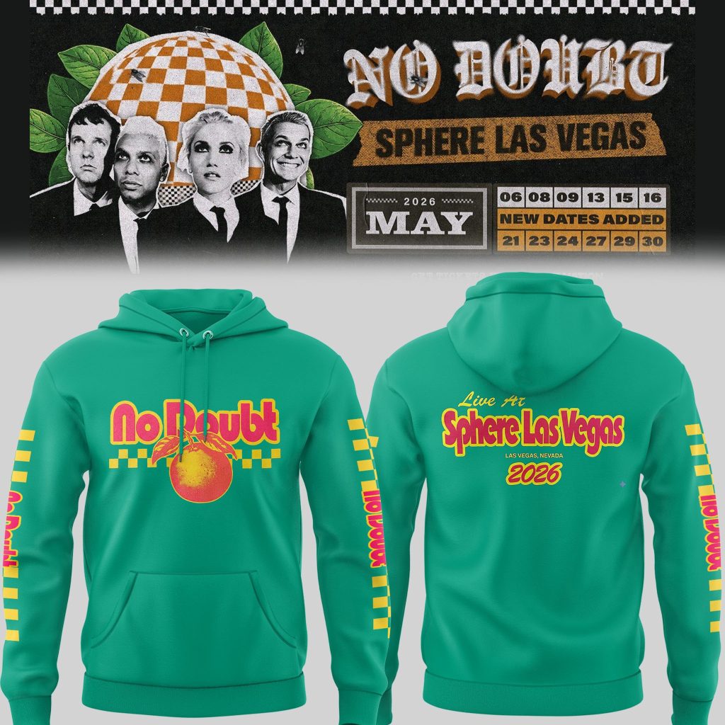 No Doubt Sphere Hoodie Music Fan Clothes Unique Gifts For Music Lovers HG